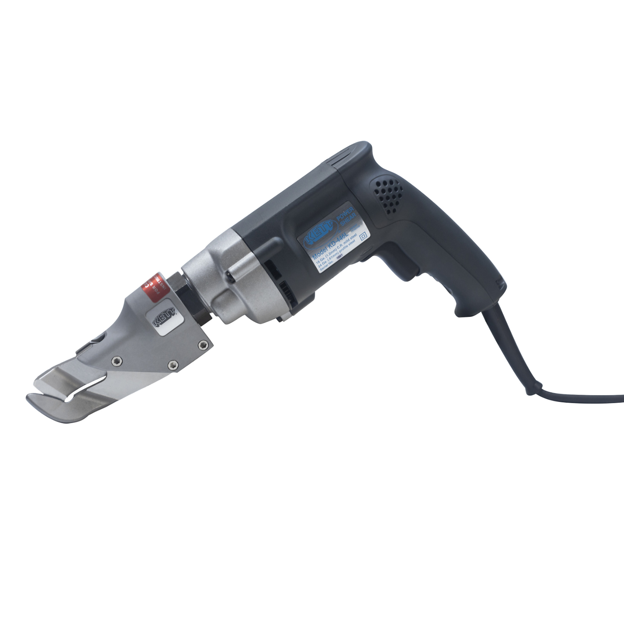 Kett Tool Company, 18 Ga Electric Profile Shear, Model# KD-446L